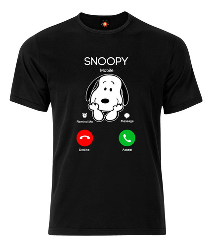 Remera Estampada Varios Diseños La Llamada De Snoopy
