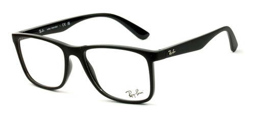 Óculos De Grau Ray Ban Rb7203l Preto Fosco 8164 56mm