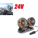 24v Ventilador De Doble Cabezal Universal Para Camión De 1 P