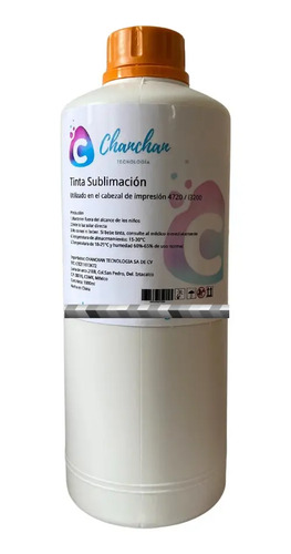 Tinta Sublimación 1l Para Epson 4720/i3200/i1600