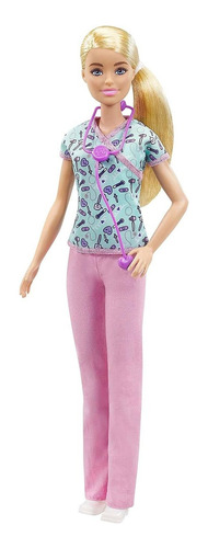 Muñeca Barbie Medica Pediatra Original Mattel Con Accesorios