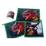 Set De Jardín 4 Piezas - Dinosaurio Jurásico Personalizado