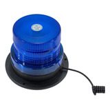 Torreta 12 Led Azul Encendedor Imán 12v A 24v 13 X 9.5 Cm