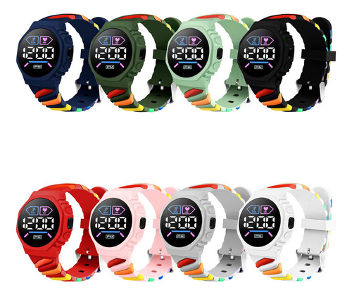 20pzs Relojes Pulsera Moda Electrónico Deportivo Redondo