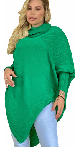 Casaco Blusa Frio Plus Size -  Manequim 40 Ao 46 Tricô Lindo