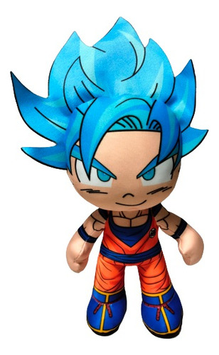 Peluche Sublimado Dragon Ball Goku Blue 28cm Nuevo