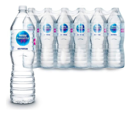 12x Agua Natural Nestlé Pureza Vital Botella 1.5 L