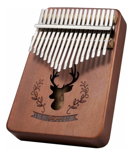 A Piano Pulgar Kalimba 17 Teclas Caoba