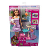 Muñeca Barbie Kitty Condo Cuidado De Gatitos Hhb70 Mattel