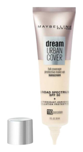 Base Maquillaje Líquido Maybelline Dream Urban Cover Spf 50