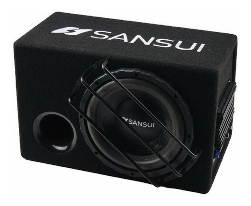 Subwoofer Amplificado Sansui Hima-250 800w 10'' Color Negro