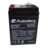 Ba Teria 6v 4ah Probattery  Electricos Alarmas Juguetes