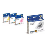 Pack Cartuchos Epson T063 Negro + Cian + Mag + Ama Vencidos