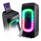 Caixa Som Amplificada Bluetooth Led Bass P2 Usb Fm Mp3 P10