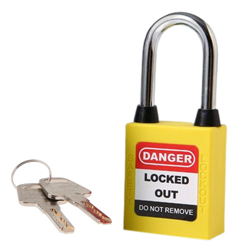 Lockout Tagout Locks Candado De Seguridad Grillete Amarillo