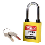 Lockout Tagout Locks Candado De Seguridad Grillete Amarillo