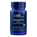 Astaxantina Con Fosfolípidos Life Extention 4mg 30 Cápsula Sabor Sin Sabor