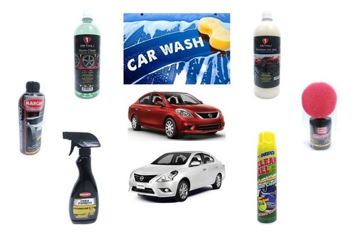 Kit De Limpieza Para Nissan Versa 2016 Shampoo Con Cera