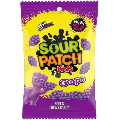 Gomitas Aciduladas Sour Patch Kids Sabor Uva 227 Gr | MercadoLibre