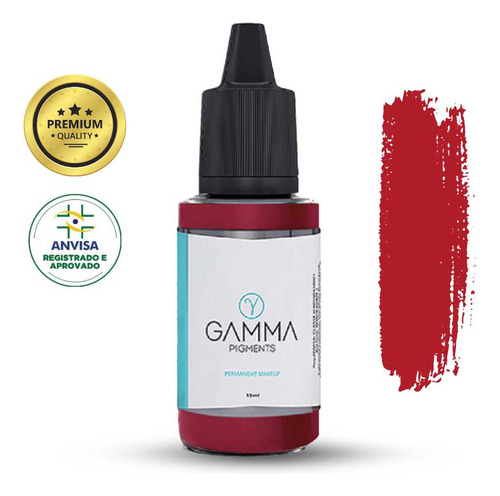 Pigmento Rebel - Vermelho Intenso - Gamma Pigments