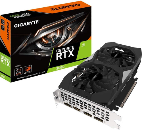 Gv-n2060oc-6gd Geforce Rtx 2060 Oc Gg Graphics Card, 2x Wind