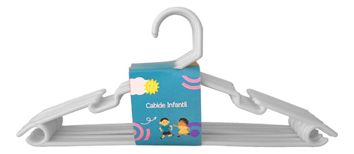 Cabides Bebe Infantil Colorido Reforçado Kit 15 Unid