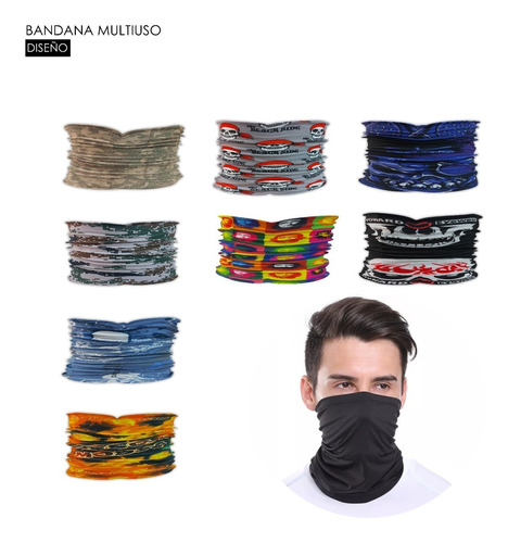 Bandana Multiuso Tubular Sin Costura / Diseños