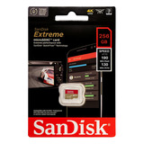 Memoria Micro Sd Sandisk 256 Gb Extreme A2 4k Faster Loading