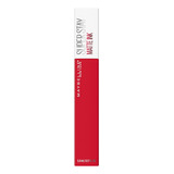 Labial Maybelline Superstay Matte Ink - Shot Caller - 5ml Acabado Mate