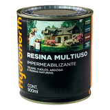 Resina Impermeável Fosco Hydronorth Base Solvent 900ml Cor Incolor