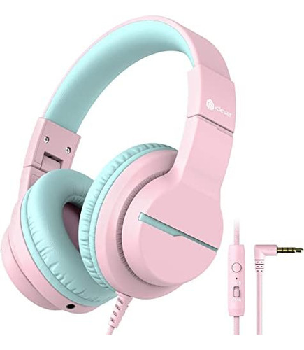 Iclever Hs19 Auriculares Niños Con Micrófono Escuela, Niñas