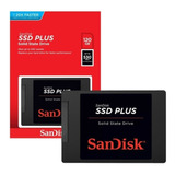 Ssd 120gb Sandisk Plus 2,5' Sata Iii 6gb/s Leitura 530mb/s