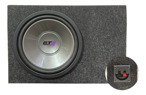 Caixa Slim Selada Passiva Subwoofer Etm 10 Pol 200w 4 Ohms