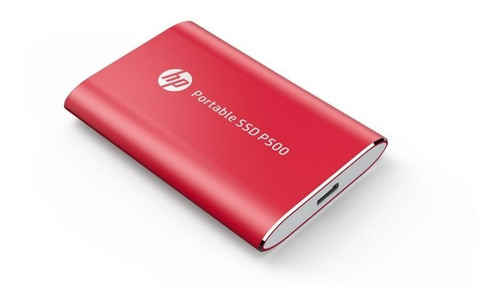 Ssd Externo Portable Hp P500 500gb Usb3.1 Gen2 Red