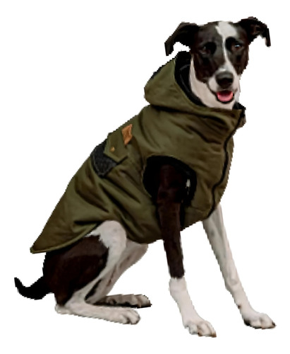 Abrigo Para Perros Grandes Ropa Chaleco Campera Militar