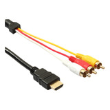 Cable Hdmi A Rca De 1080p Macho A 3rca De Vídeo Y Audio Av M