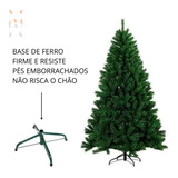 Árvore De Natal Pinheiro Tradicional 2,10m 950 Galhos Luxo Cor Verde