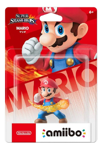 Figura Amiibo Original Nintendo Mario Super Smash Bros