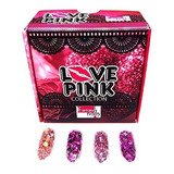 Colección De Acrílicos Love Pink 4pzs Fantasy 