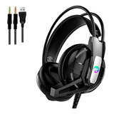 Auriculares Gamer Venetian A12 Con Luz Led