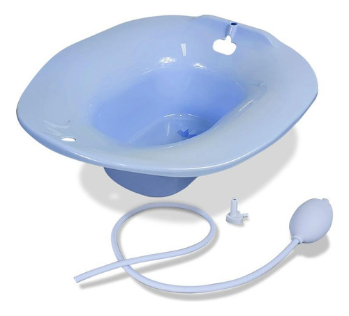Banho De Assento Azul - Bacia Adaptadora Prática