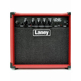 Amplificador De Guitarra Eléctrica Laney Lx15 Rojo
