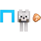 Mattel Minecraft Build Wolf - Figura De Acción De 3.25 PuLG
