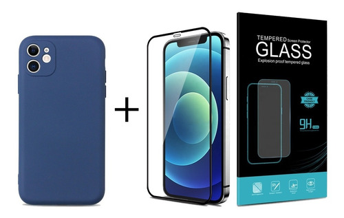 Pack Carcasa Para iPhone(todos) Silicona + Lamina Protectora