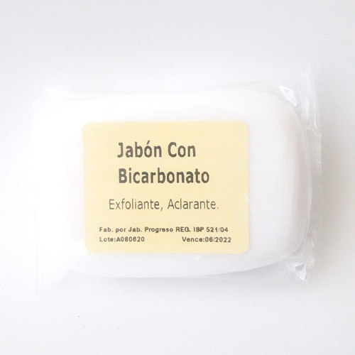 Jabón Artesanal Bicarbonato (exfoliante Y Aclarante)