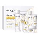 Kit Arroz Bioaqua Facial Aclarante Hidratante Antiedad 6 Pzs