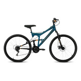 Mountain Bike Mercurio Doble Suspensión Ztx Dh 2023 R24 7vel Color Azul Acero