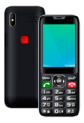 Telefono Celular Adulto Mayor 4g 2.8  Color Tecnolab Negro