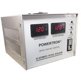 Regulador De Voltaje 2 Kva 120 Volts Marca Powertron ® Blanco