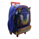 Mochila Carro Sonic The Hedgehog 18p Cresko -sharif Express 